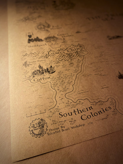 Shadow and Bone Series, Grishaverse Map