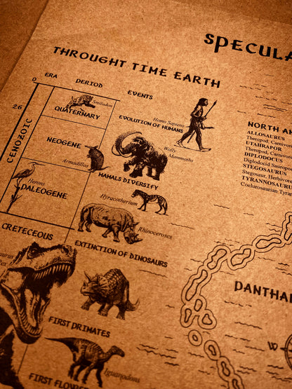 The Speculative Map of Supercontinent Pangaea