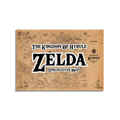 Map Of The Legend of Zelda, Hyrule World Map