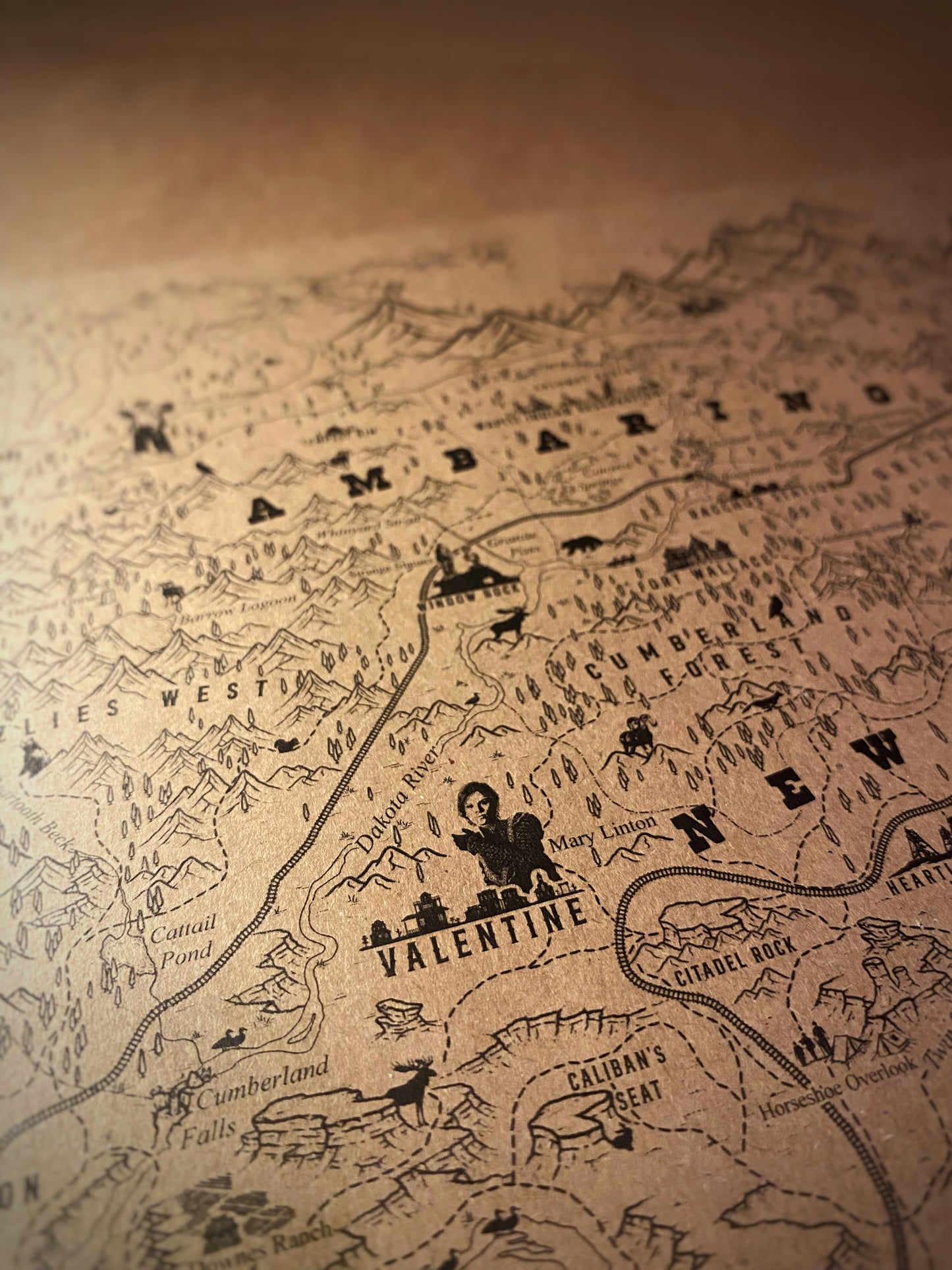 Red Dead Redemption Speculative Game Map, RDR Poster