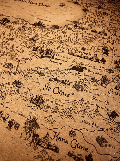 Dede Korkut Saga Map: A Journey Through Turkic Legends