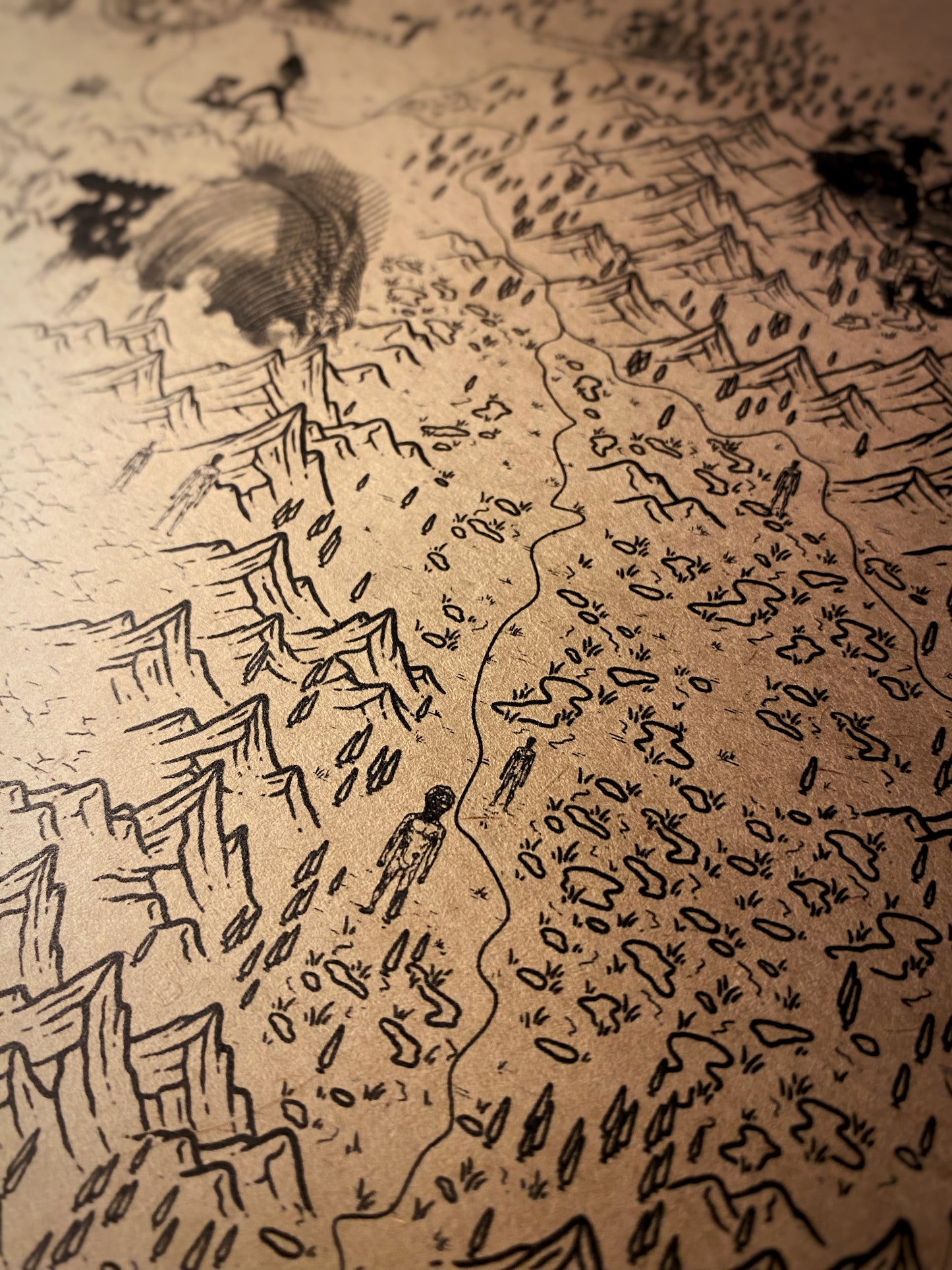 Mapa del mundo de One Piece, Póster de Monkey D. Luffy