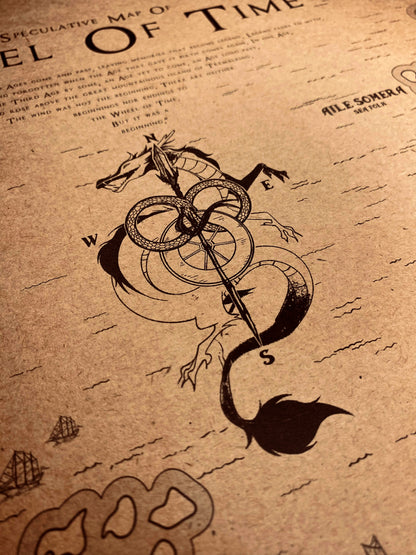 Carte du monde One Piece, Affiche de Monkey D Luffy