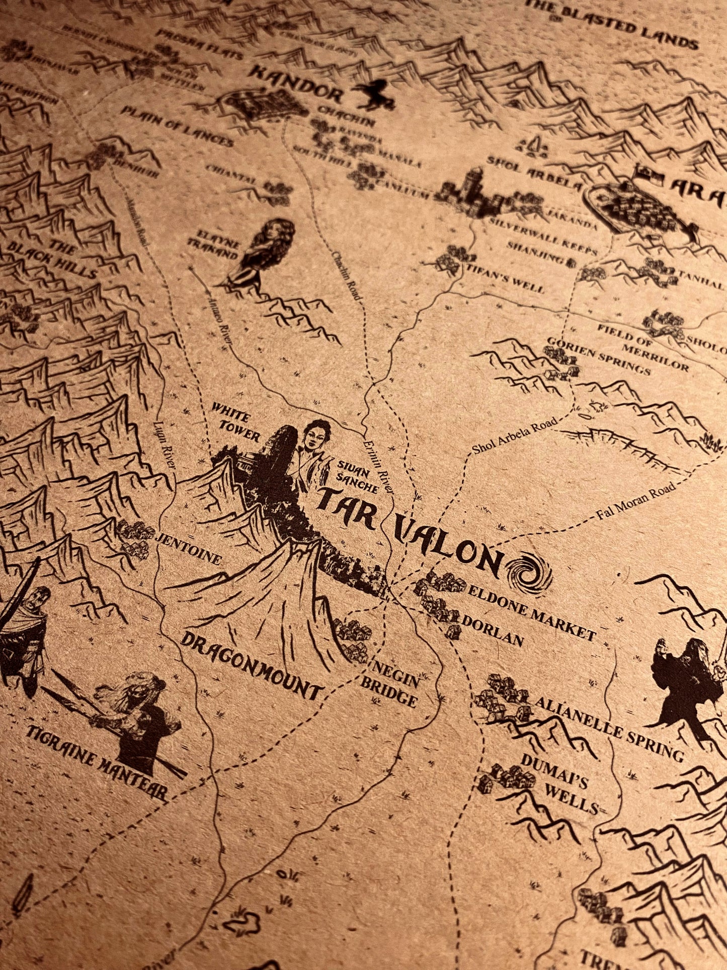 Carte du monde One Piece, Affiche de Monkey D Luffy