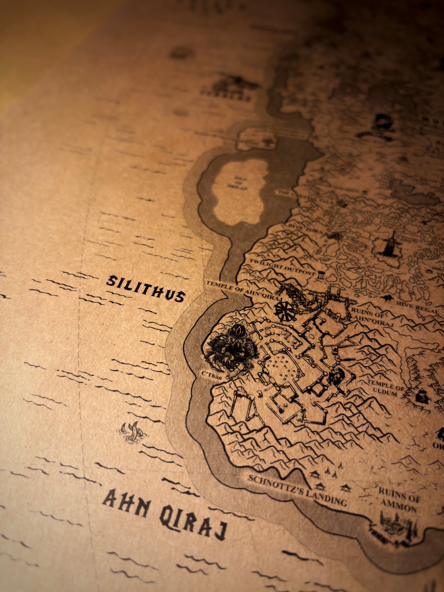 Carte d'Azeroth de World of Warcraft, Kalimdor, Royaumes de l'Est