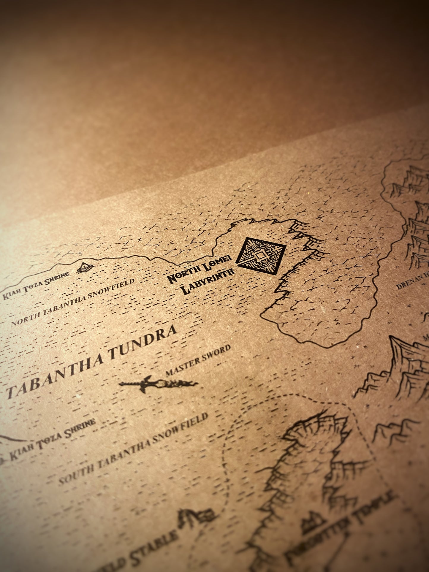 Map Of The Legend of Zelda, Hyrule World Map