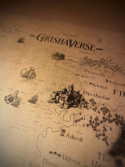 Shadow and Bone Series, Grishaverse Map