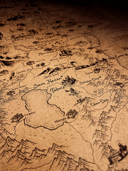 Dede Korkut Saga Map: A Journey Through Turkic Legends