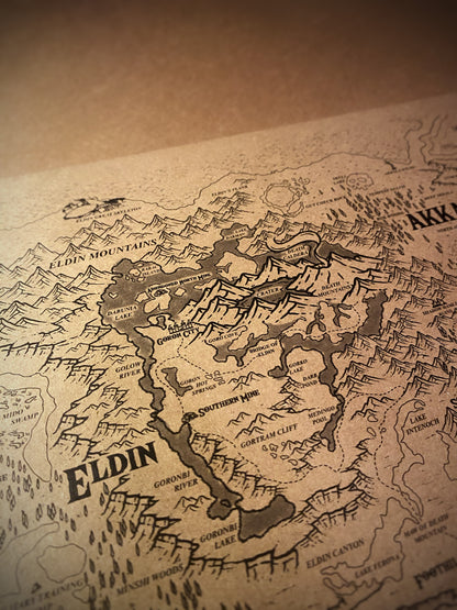 Map Of The Legend of Zelda, Hyrule World Map