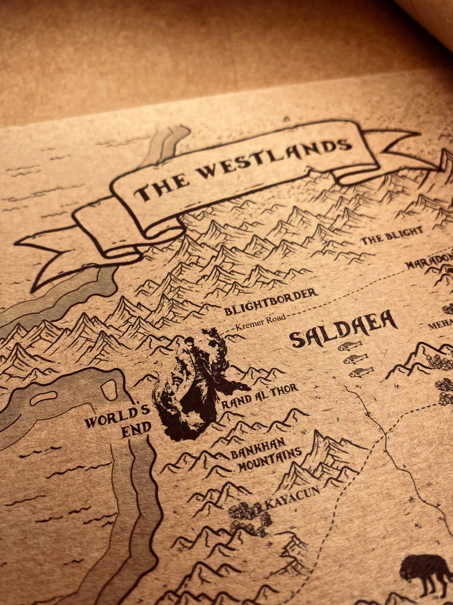 Carte du monde One Piece, Affiche de Monkey D Luffy