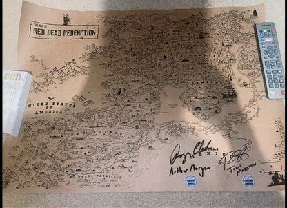Red Dead Redemption Speculative Game Map, RDR Poster