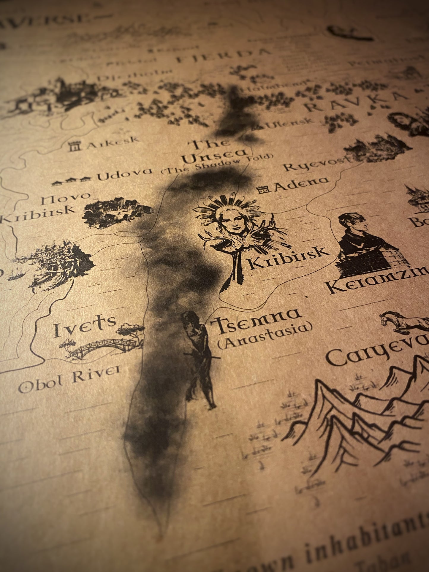 Shadow and Bone Series, Grishaverse Map