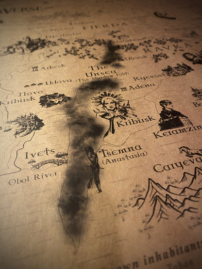 Shadow and Bone Series, Grishaverse Map