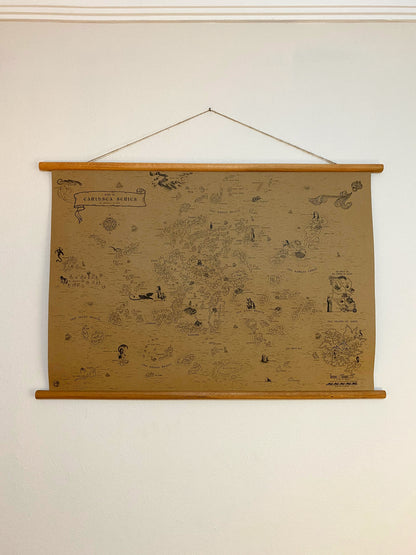 AWOES Earthsea World Map by Ursula K. Le Guin