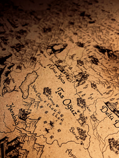 Dede Korkut Saga Map: A Journey Through Turkic Legends