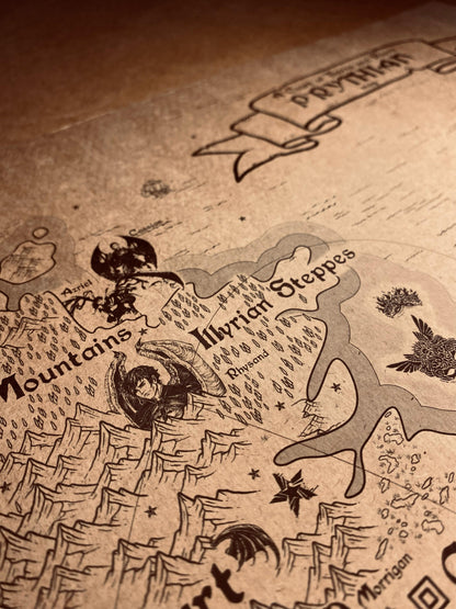 Carte du monde One Piece, Affiche de Monkey D Luffy
