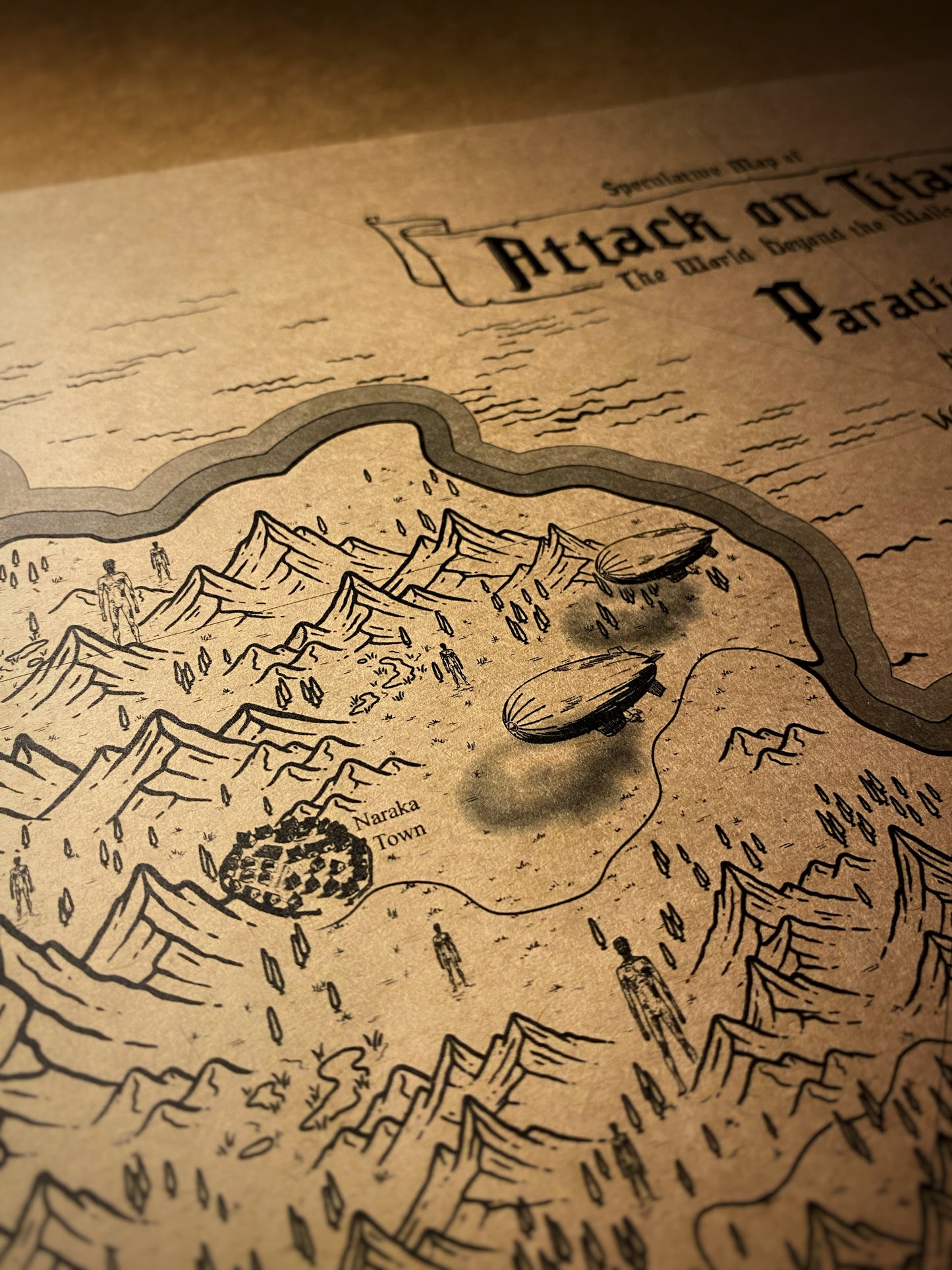 Mapa del mundo de One Piece, Póster de Monkey D. Luffy