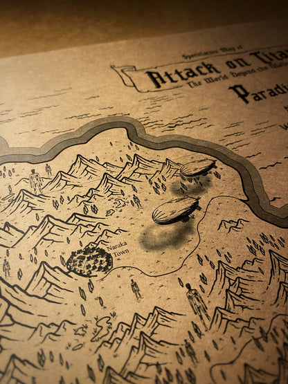 Mapa del mundo de One Piece, Póster de Monkey D. Luffy