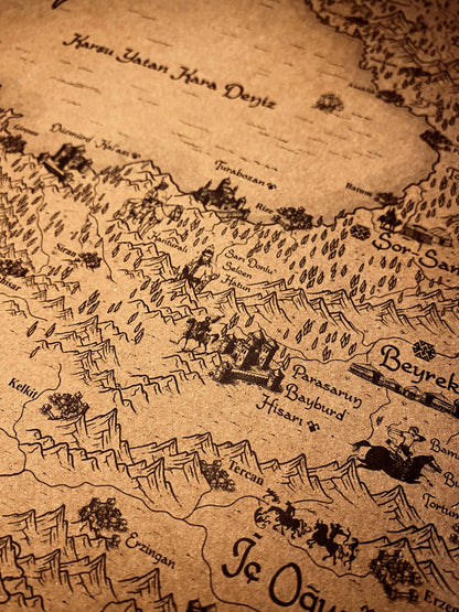 Dede Korkut Saga Map: A Journey Through Turkic Legends