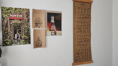 Mapa del mundo de One Piece, Póster de Monkey D. Luffy