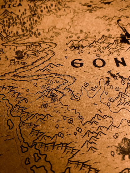 The Speculative Map of Supercontinent Pangaea