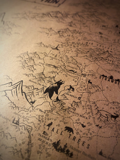 Red Dead Redemption Speculative Game Map, RDR Poster