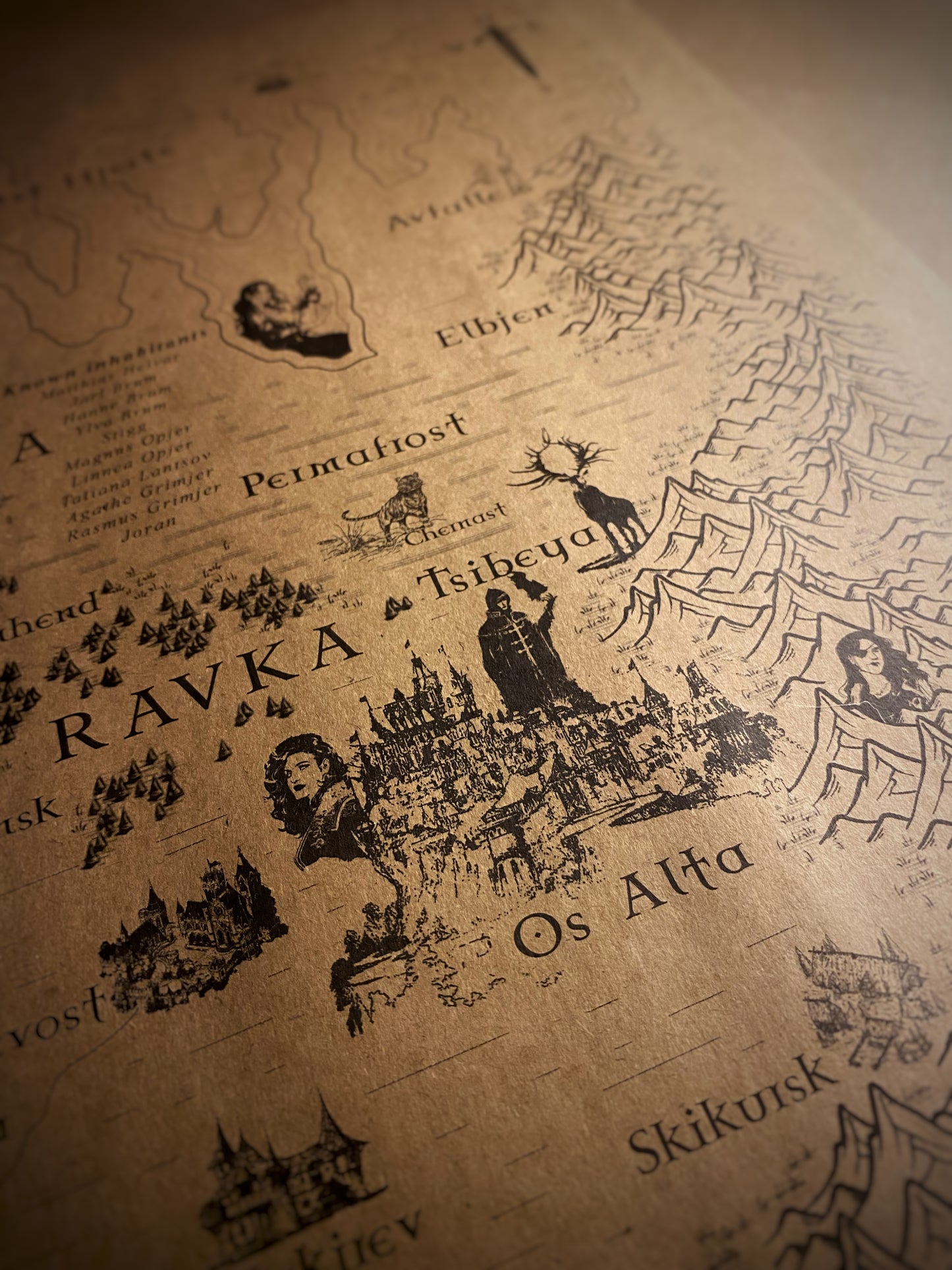 Shadow and Bone Series, Grishaverse Map