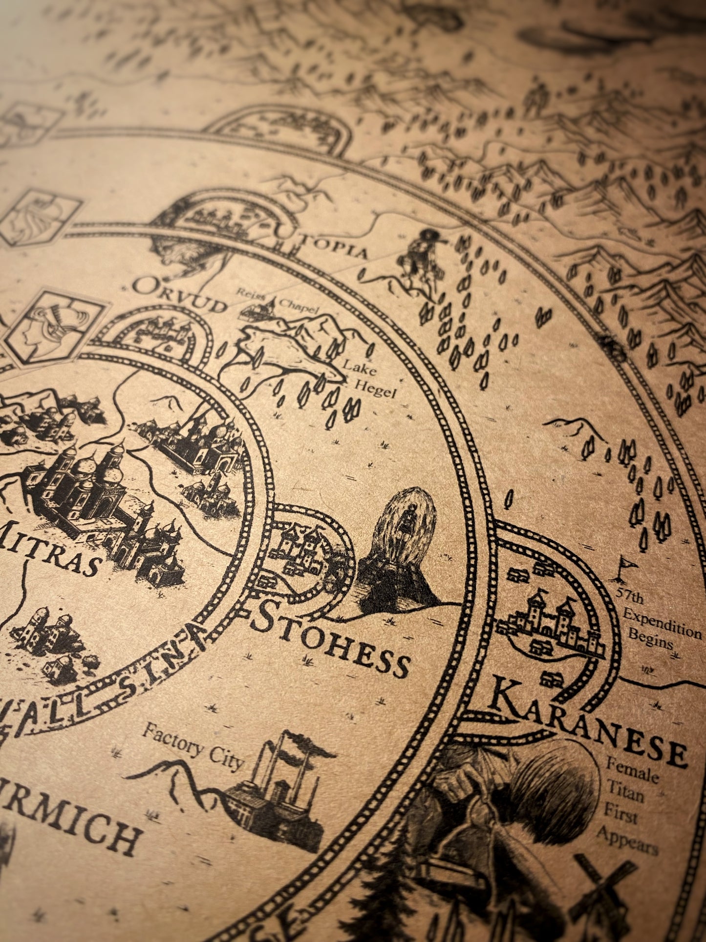 Mapa del mundo de One Piece, Póster de Monkey D. Luffy