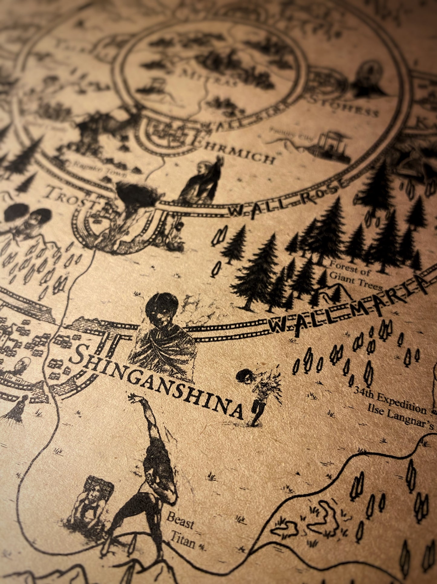 Mapa del mundo de One Piece, Póster de Monkey D. Luffy