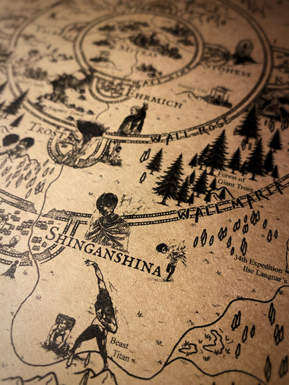 Mapa del mundo de One Piece, Póster de Monkey D. Luffy