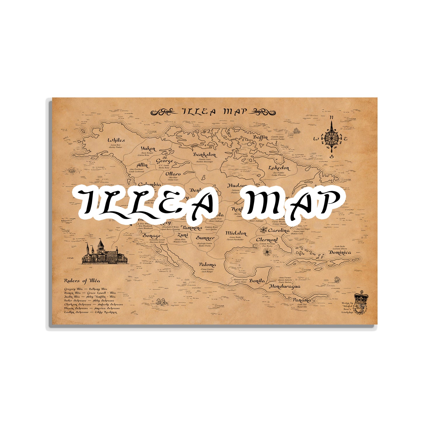 The Selection Universe, The Map of Illéa