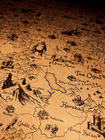 Dede Korkut Saga Map: A Journey Through Turkic Legends