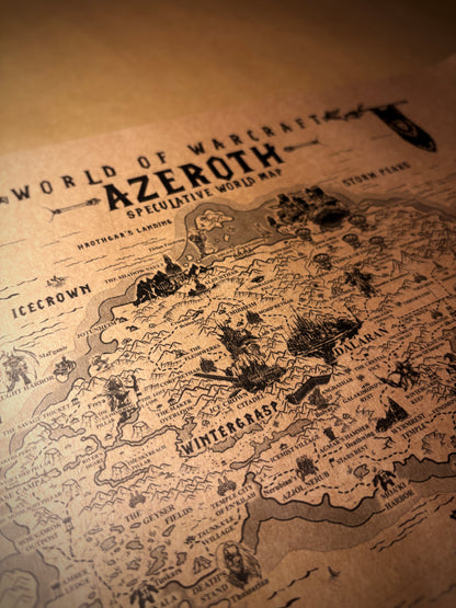 Carte d'Azeroth de World of Warcraft, Kalimdor, Royaumes de l'Est