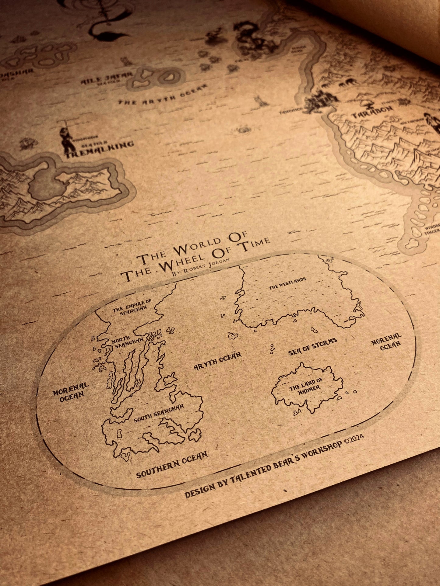 Carte du monde One Piece, Affiche de Monkey D Luffy