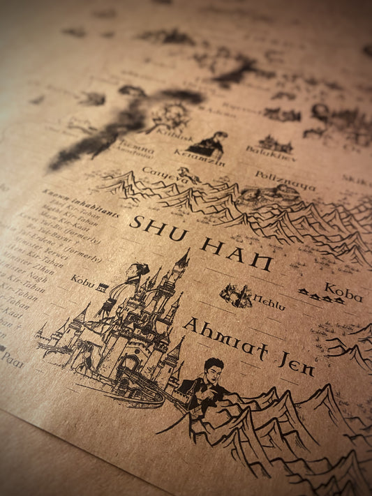 Shadow and Bone Series, Grishaverse Map