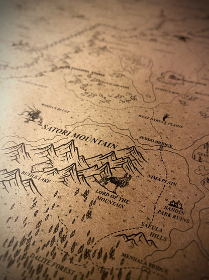 Map Of The Legend of Zelda, Hyrule World Map