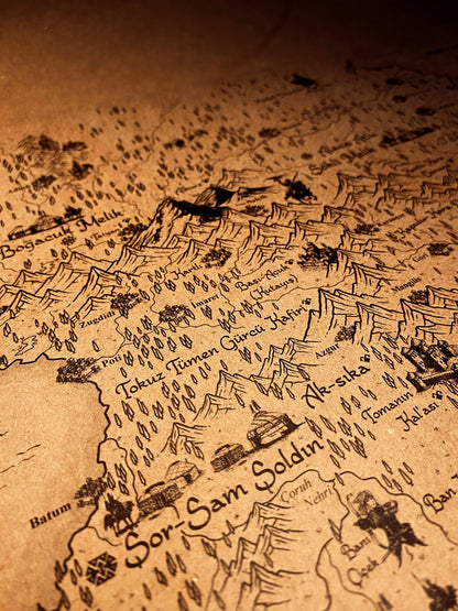 Dede Korkut Saga Map: A Journey Through Turkic Legends