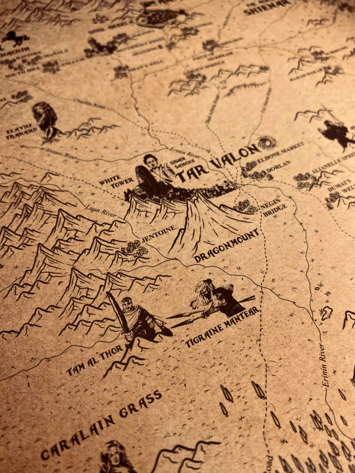 Carte du monde One Piece, Affiche de Monkey D Luffy