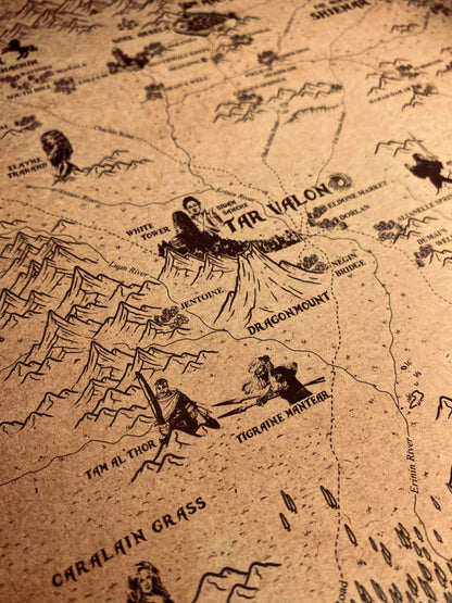 Carte du monde One Piece, Affiche de Monkey D Luffy