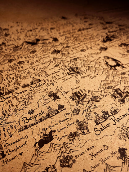 Dede Korkut Saga Map: A Journey Through Turkic Legends