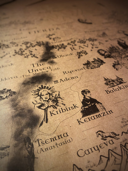Shadow and Bone Series, Grishaverse Map