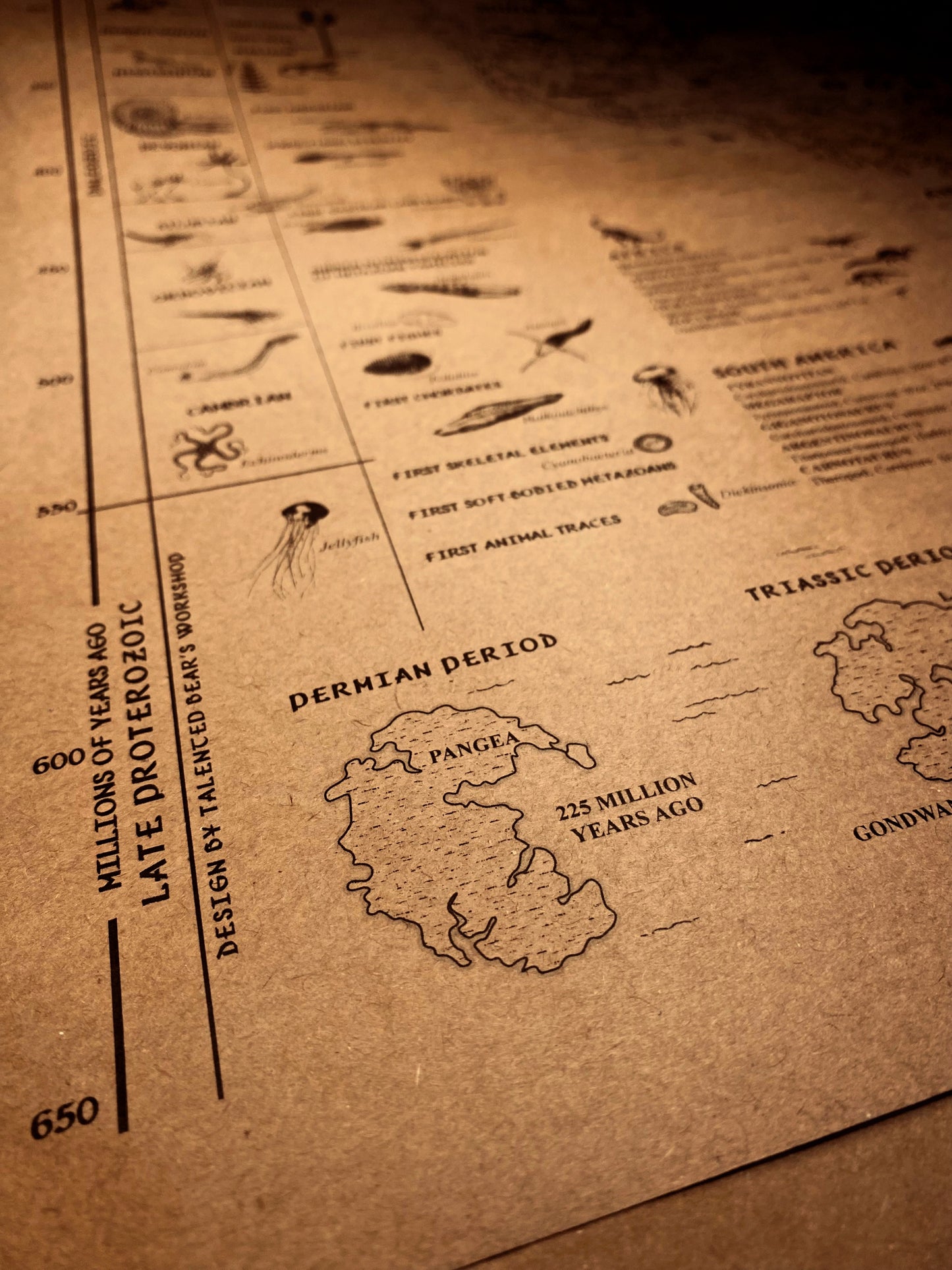 The Speculative Map of Supercontinent Pangaea