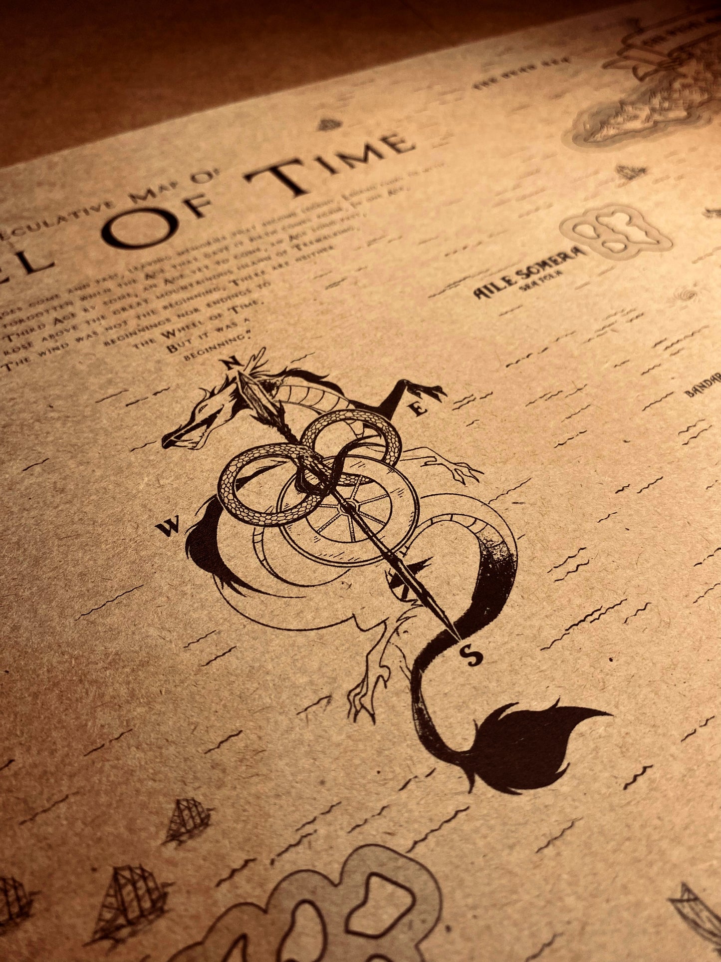 Carte du monde One Piece, Affiche de Monkey D Luffy