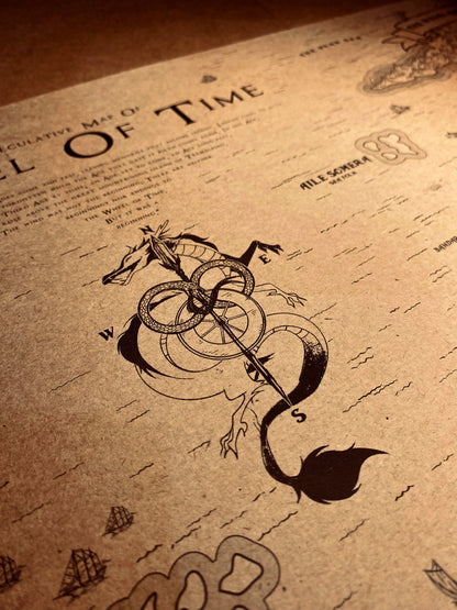 Carte du monde One Piece, Affiche de Monkey D Luffy