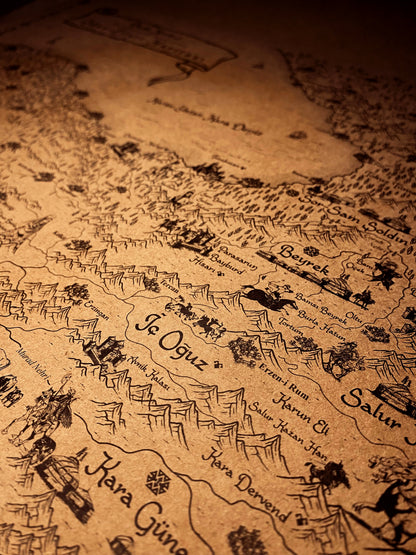 Dede Korkut Saga Map: A Journey Through Turkic Legends