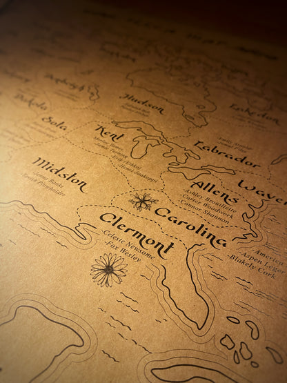 The Selection Universe, The Map of Illéa
