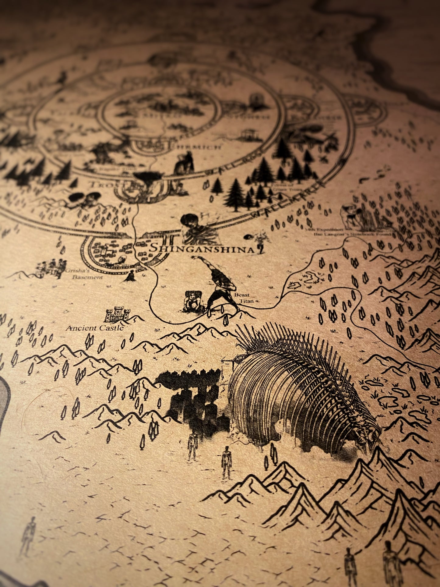 Mapa del mundo de One Piece, Póster de Monkey D. Luffy