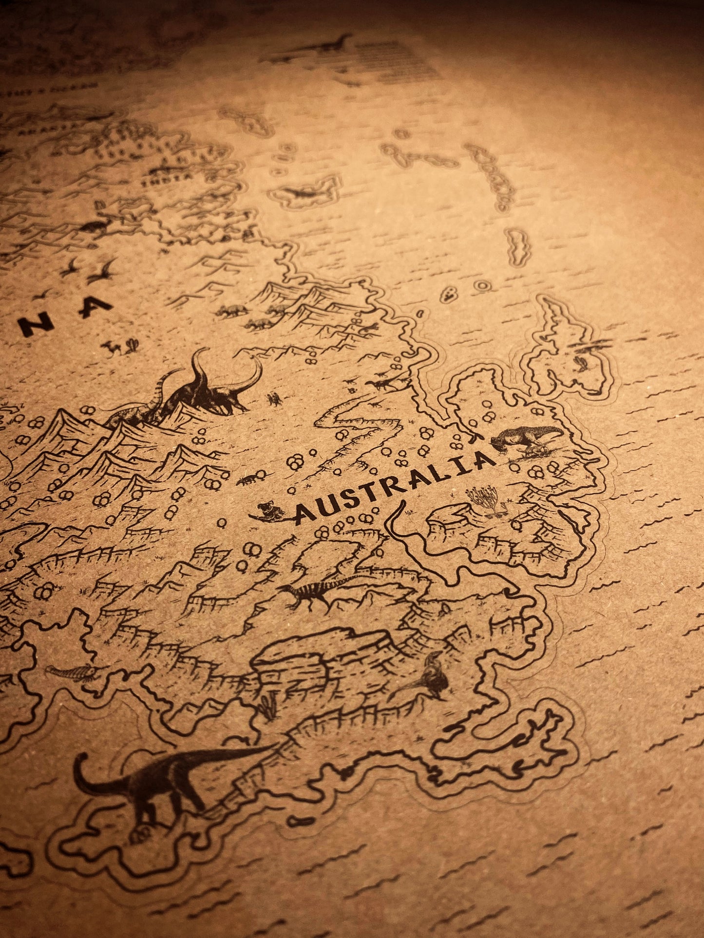 The Speculative Map of Supercontinent Pangaea