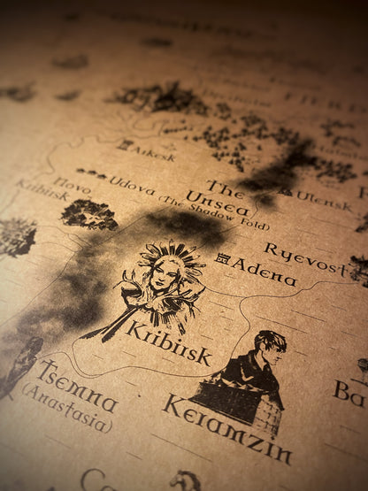 Shadow and Bone Series, Grishaverse Map