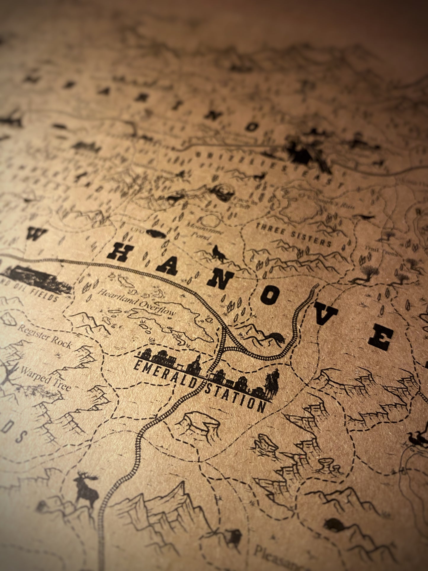 Red Dead Redemption Speculative Game Map, RDR Poster